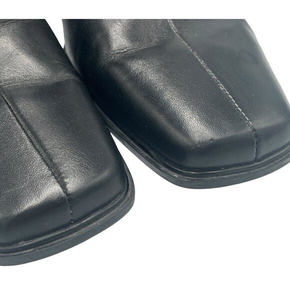 Isotoner Womens Patchwork Leather Ankle Boots Size 8 Platform Block Heel Y2K 90s - Picture 8 of 16